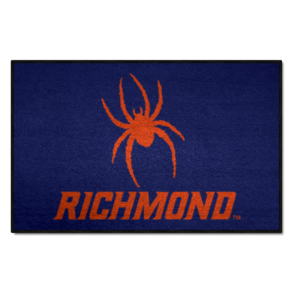University of Richmond - Richmond Spiders Starter Mat "Spider & Richmond" Logo Navy