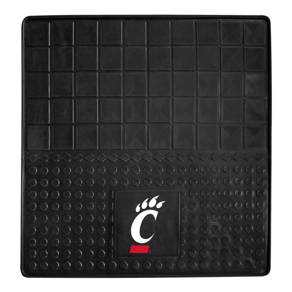 University of Cincinnati - Cincinnati Bearcats Heavy Duty Vinyl Cargo Mat Claw C Primary Logo Black