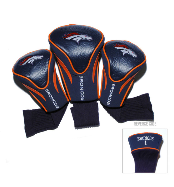 Denver Broncos 3 Pack Contour Head Covers