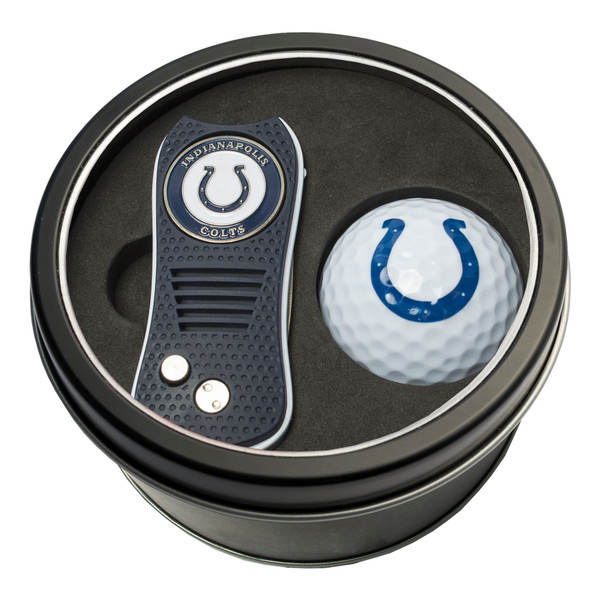 Indianapolis Colts Tin Gift Set with Switchfix Divot Tool and Golf Ball