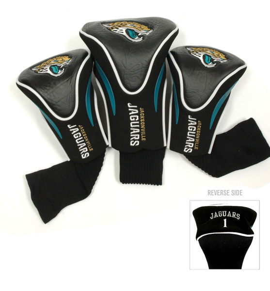 Jacksonville Jaguars 3 Pack Contour Head Covers