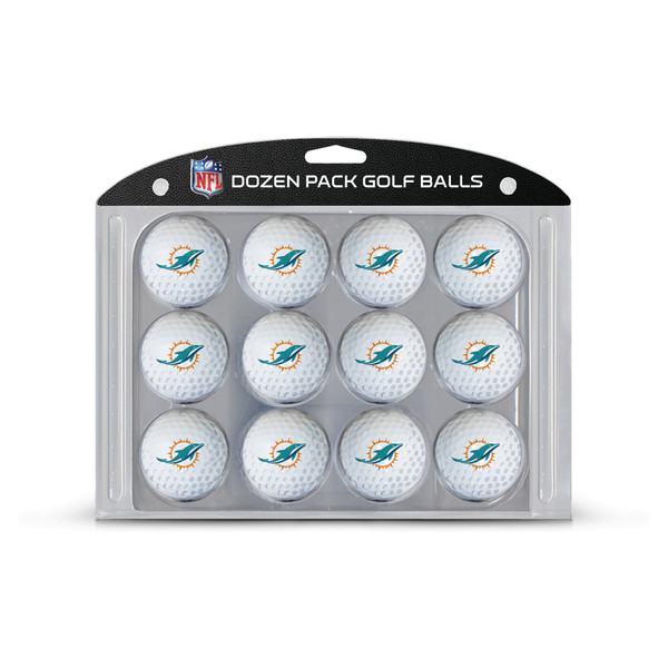 Miami Dolphins Golf Balls, 12 Pack