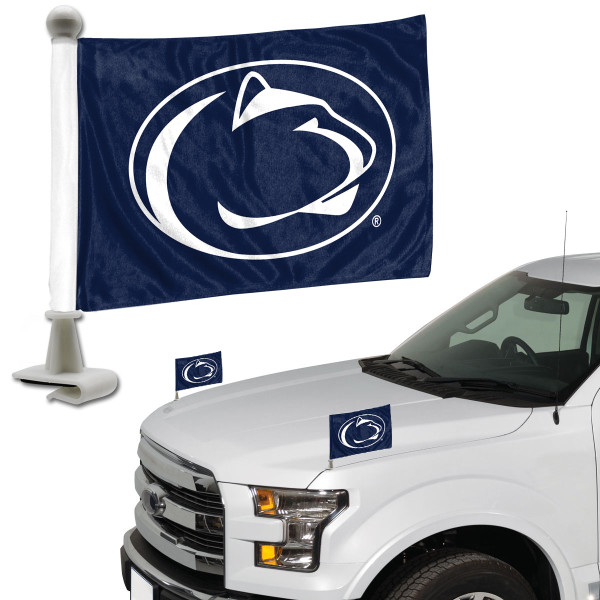 Penn State Nittany Lions Ambassador Flags "Nittany Lion" Primary Logo 4 in. x 6 in. Set of 2