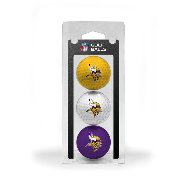 Minnesota Vikings 3 Golf Ball Pack