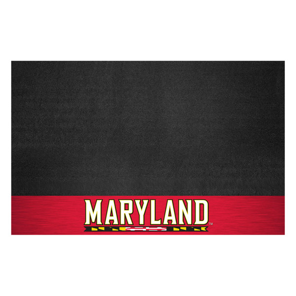 University of Maryland - Maryland Terrapins Grill Mat "Maryl&" Wordmark Red