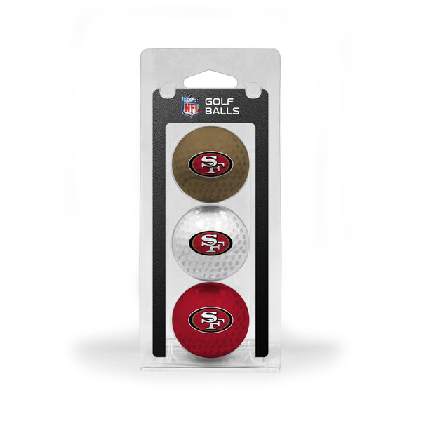 San Francisco 49ers 3 Golf Ball Pack