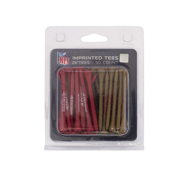 San Francisco 49ers Pack Of 50 Golf Tees