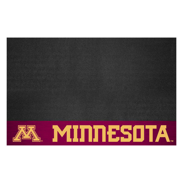University of Minnesota - Minnesota Golden Gophers Grill Mat "Block M" Logo & "Minnesota" Wordmark Maroon