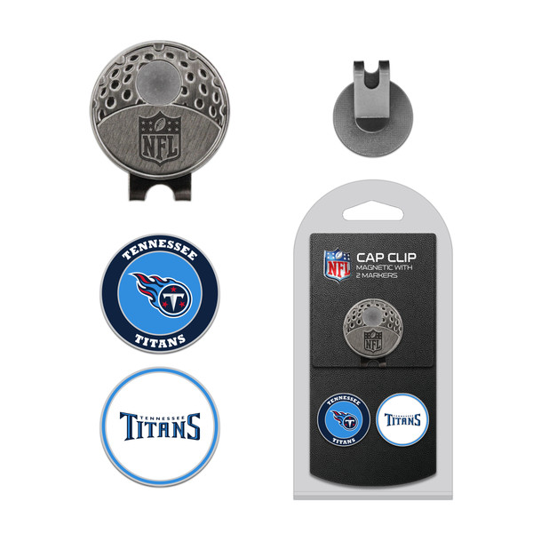 Tennessee Titans Cap Clip With 2 Golf Ball Markers