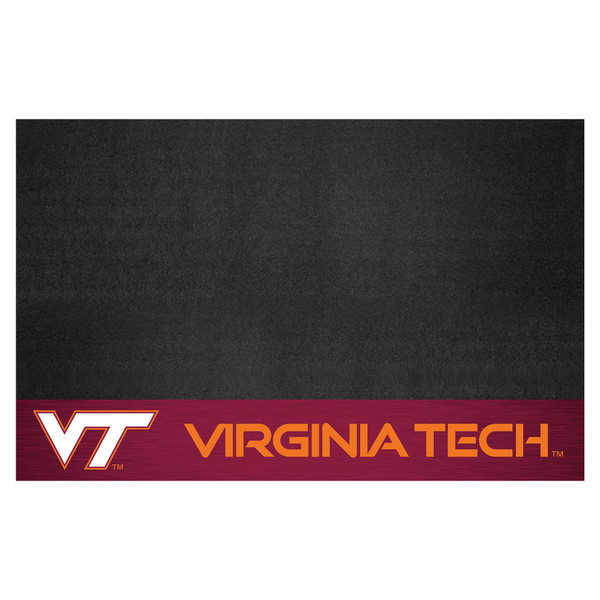 Virginia Tech - Virginia Tech Hokies Grill Mat VT Primary Logo and Wordmark Maroon