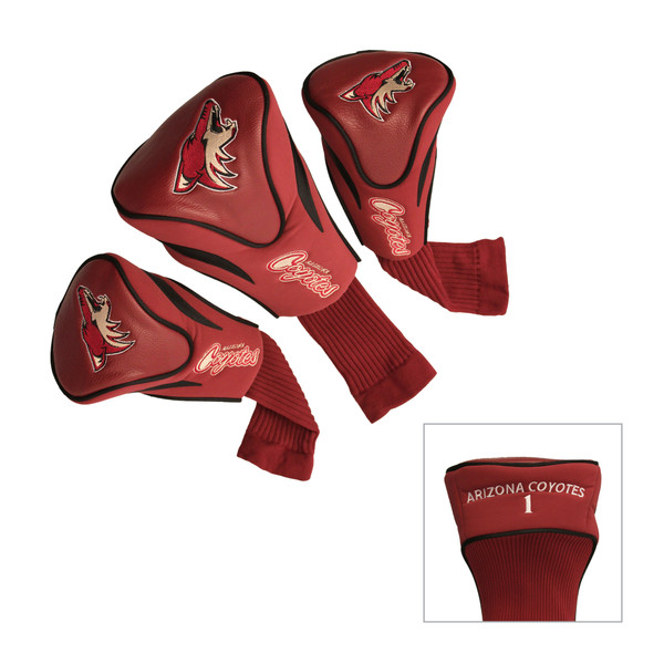 Arizona Coyotes 3 Pack Contour Head Covers