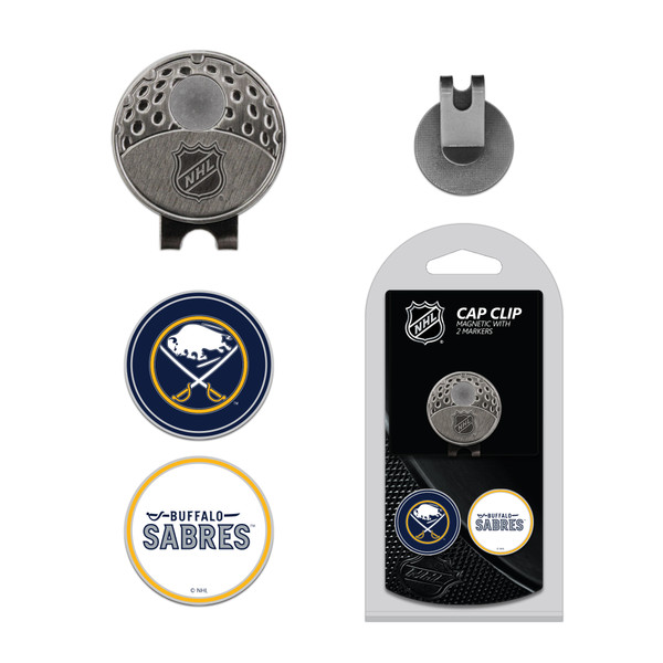 Buffalo Sabres Cap Clip With 2 Golf Ball Markers