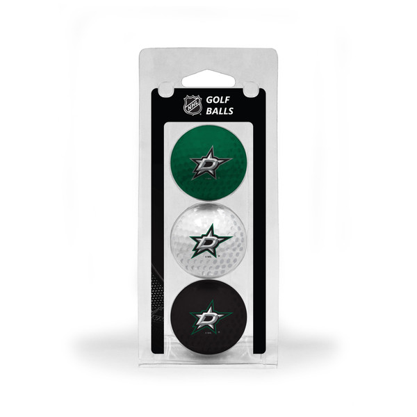 Dallas Stars 3 Golf Ball Pack