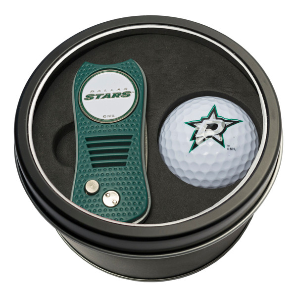 Dallas Stars Tin Gift Set with Switchfix Divot Tool and Golf Ball