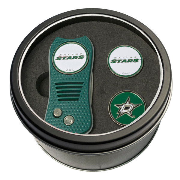 Dallas Stars Tin Gift Set with Switchfix Divot Tool and 2 Ball Markers