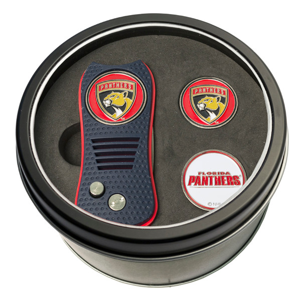 Florida Panthers Tin Gift Set with Switchfix Divot Tool and 2 Ball Markers