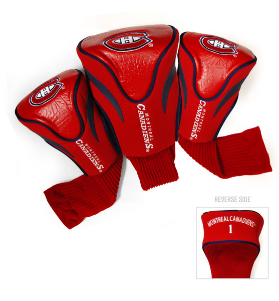 Montreal Canadiens 3 Pack Contour Head Covers