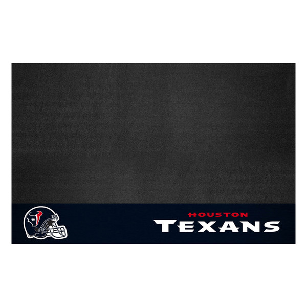 Houston Texans Grill Mat Texans Primary Logo and Wordmark Navy