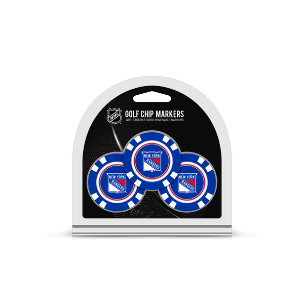 New York Rangers 3 Pack Golf Chip Ball Markers