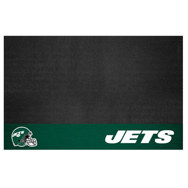 New York Jets Grill Mat "Oval NY Jets" Logo & "Jets" Wordmark Green