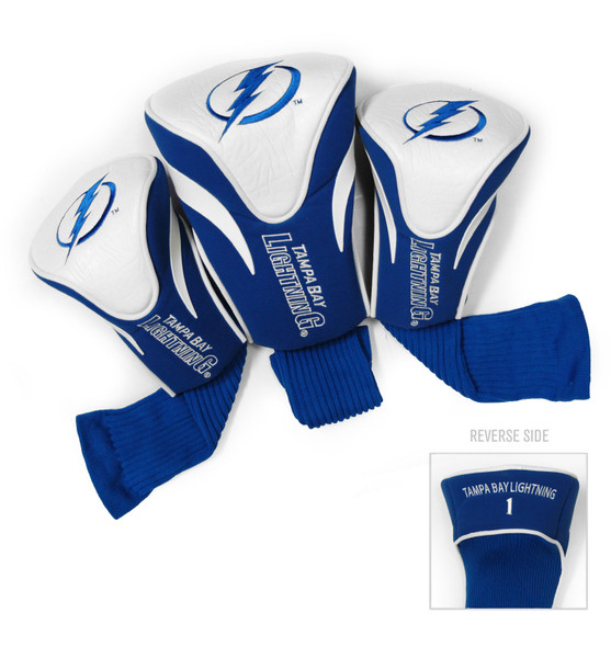 Tampa Bay Lightning 3 Pack Contour Head Covers