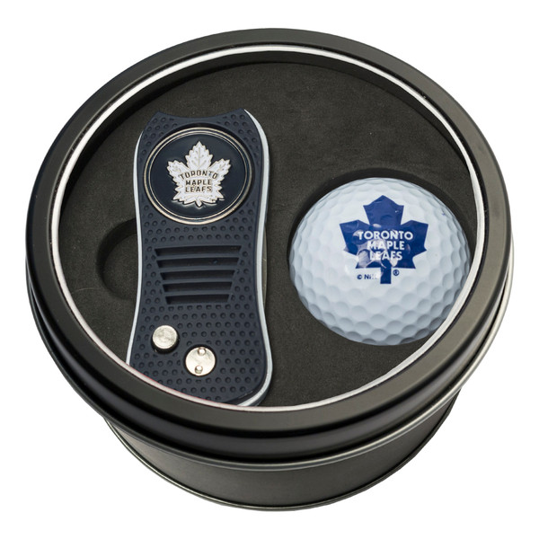 Toronto Maple Leafs Tin Gift Set with Switchfix Divot Tool and Golf Ball