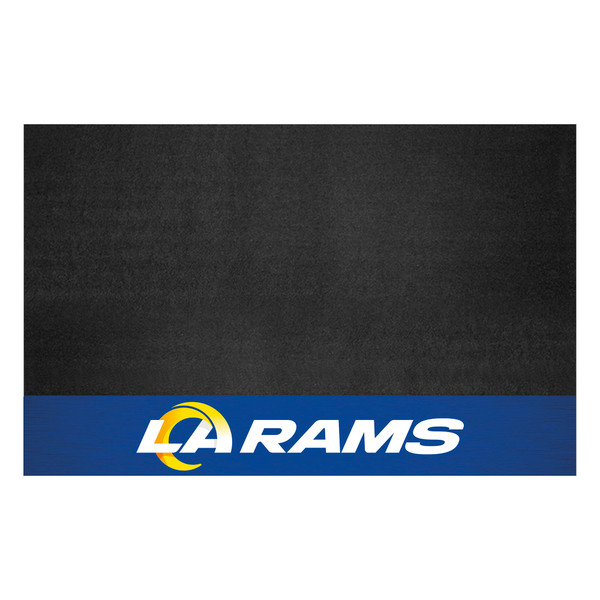 Los Angeles Rams Grill Mat "Ram" Logo & "Los Angeles Rams" Wordmark Navy