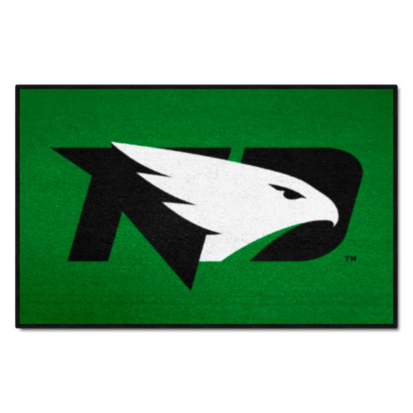 University of North Dakota - North Dakota Fighting Hawks Starter Mat "ND Hawk" Logo Green