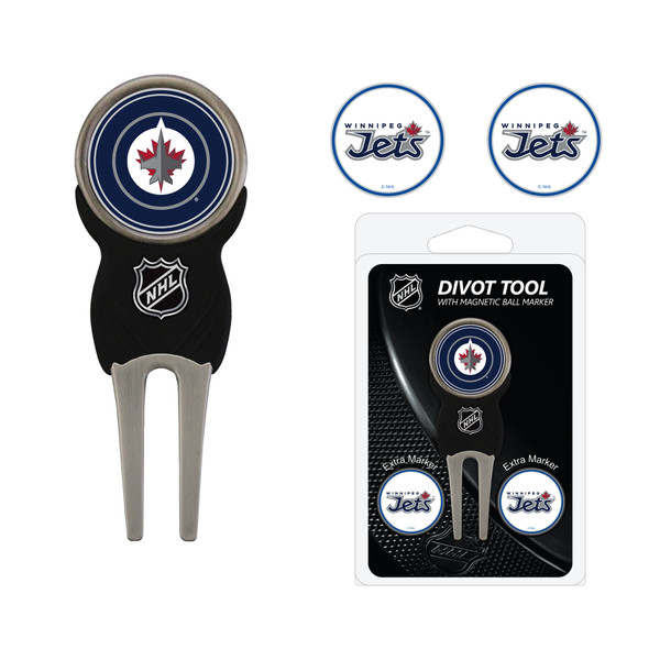 Winnipeg Jets Divot Tool Pack With 3 Golf Ball Markers