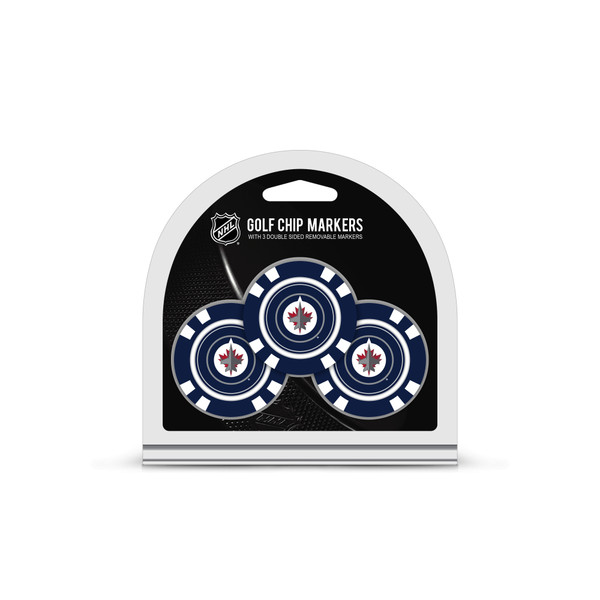 Winnipeg Jets 3 Pack Golf Chip Ball Markers
