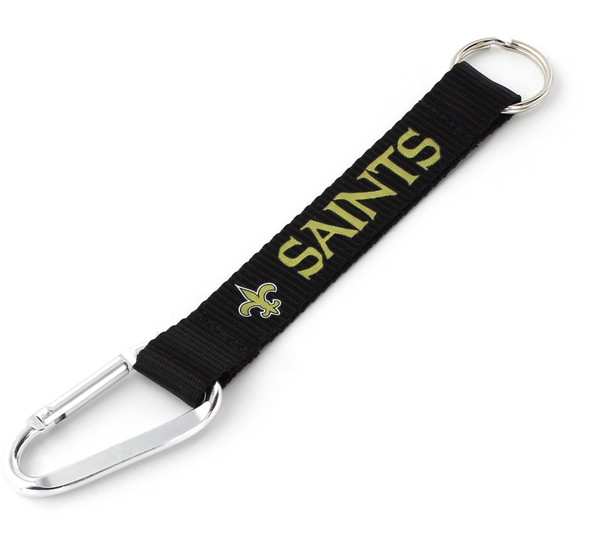 New Orleans Saints Carabiner Lanyard Keychain