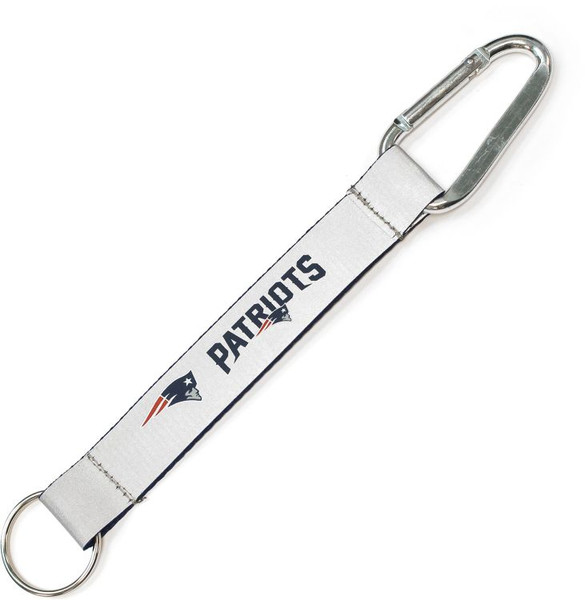 New England Patriots Reflective Carabiner Lanyard Keychain