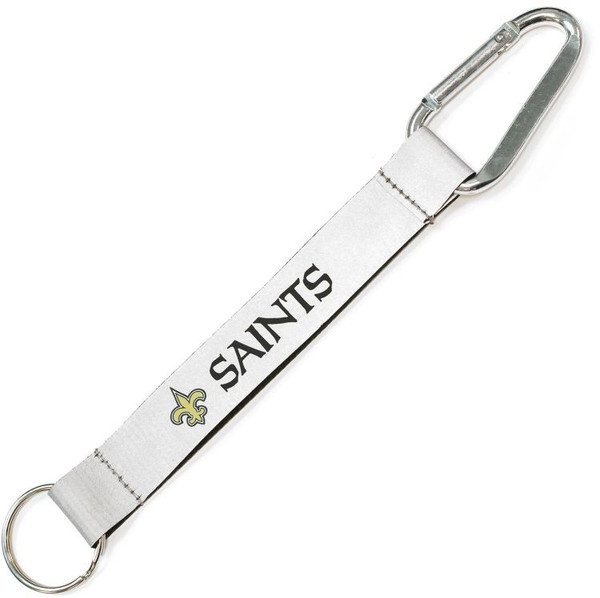 New Orleans Saints Reflective Carabiner Lanyard Keychain