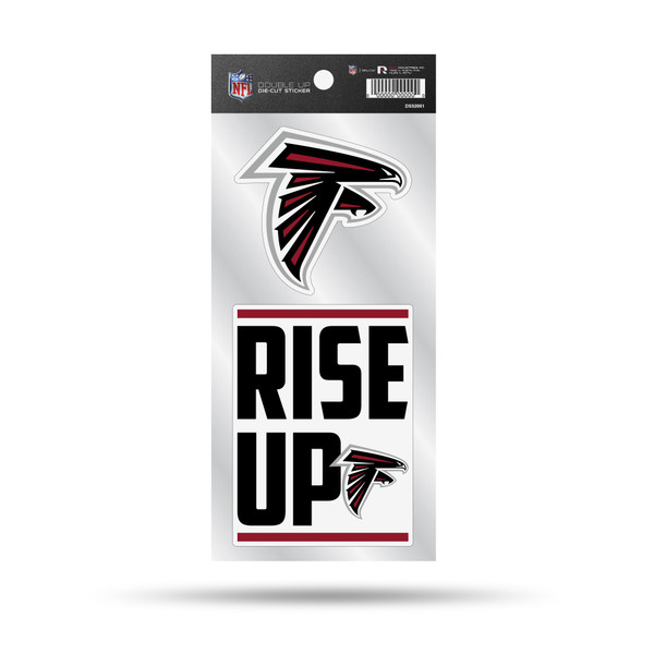 Atlanta Falcons Double Up Die Cut Sticker