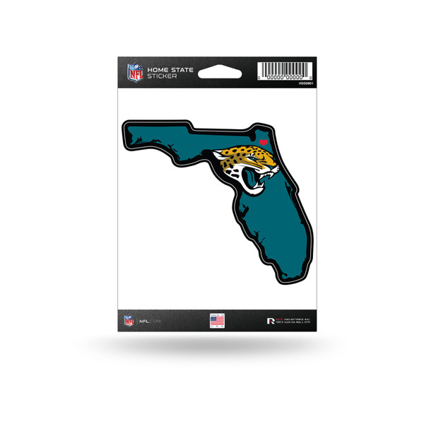 Jacksonville Jaguars Home State Sticker
