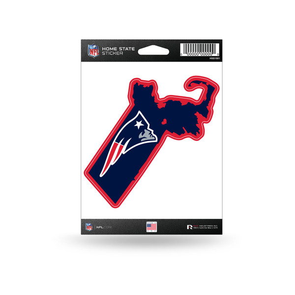 New England Patriots Home State Sticker