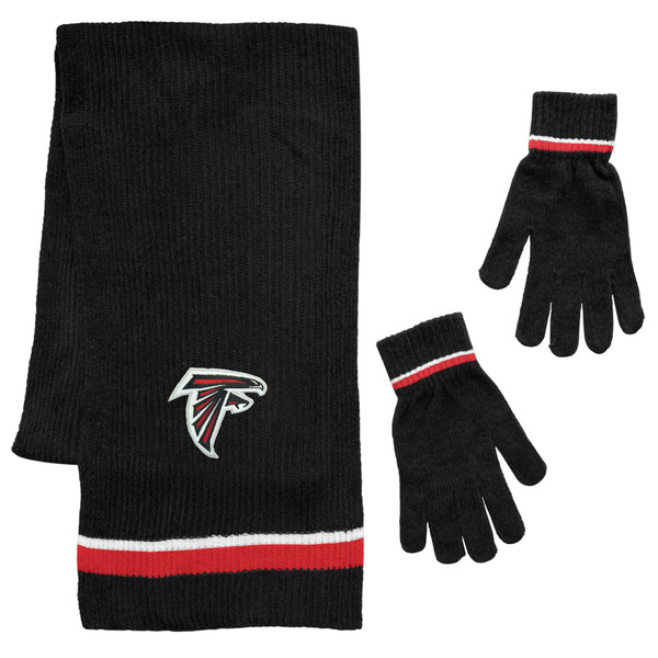 Atlanta Falcons Scarf and Glove Gift Set Chenille