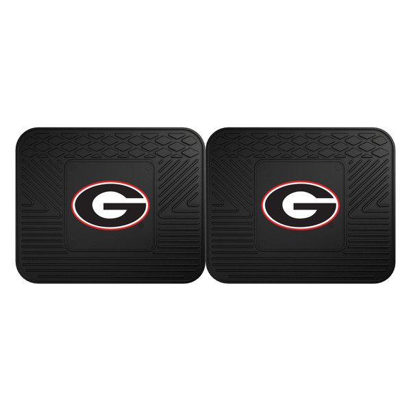 University of Georgia - Georgia Bulldogs 2 Utility Mats G Primary Logo Black