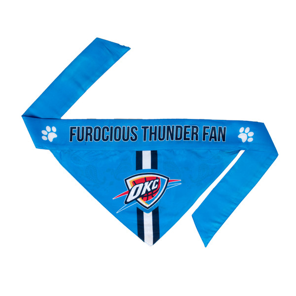 Oklahoma City Thunder Pet Bandanna Size M