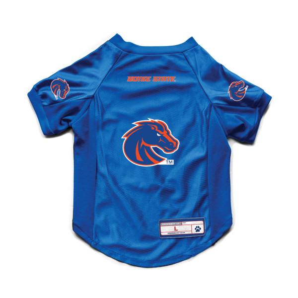 Boise State Broncos Pet Jersey Stretch Size XS