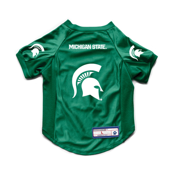 Michigan State Spartans Pet Jersey Stretch Size XL