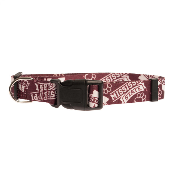 Mississippi State Bulldogs Pet Collar Size L