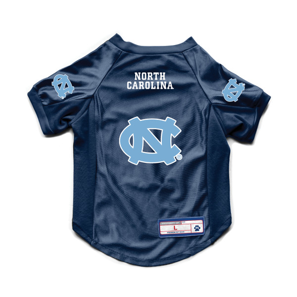 North Carolina Tar Heels Pet Jersey Stretch Size XS