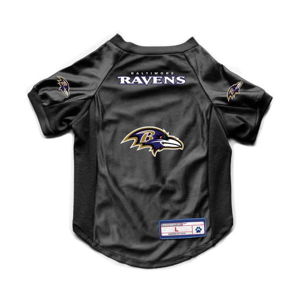 Baltimore Ravens Pet Jersey Stretch Size L