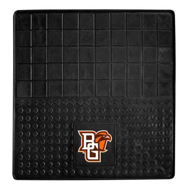 Bowling Green State University - Bowling Green Falcons Heavy Duty Vinyl Cargo Mat Peekaboo Primary Logo Black