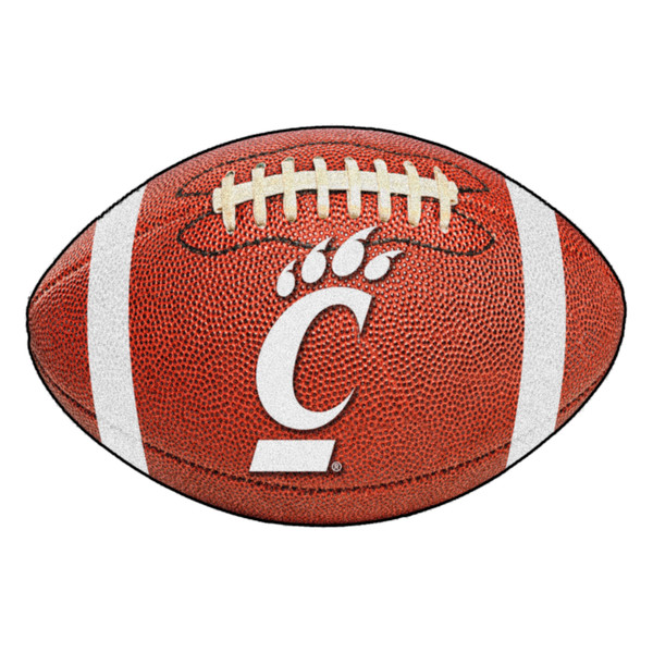 University of Cincinnati - Cincinnati Bearcats Football Mat Claw C Primary Logo Brown
