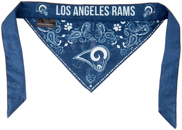 Los Angeles Rams Pet Bandanna Size XS