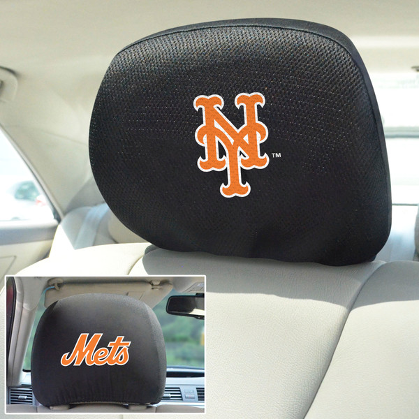 MLB - New York Mets Head Rest Cover 10"x13"