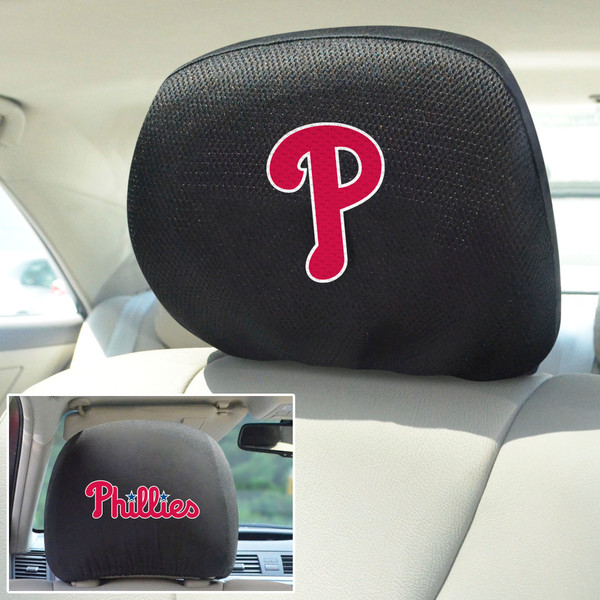 MLB - Philadelphia Phillies Head Rest Cover 10"x13"