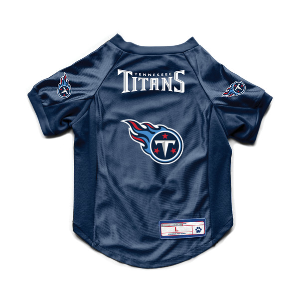 Tennessee Titans Pet Jersey Stretch Size L